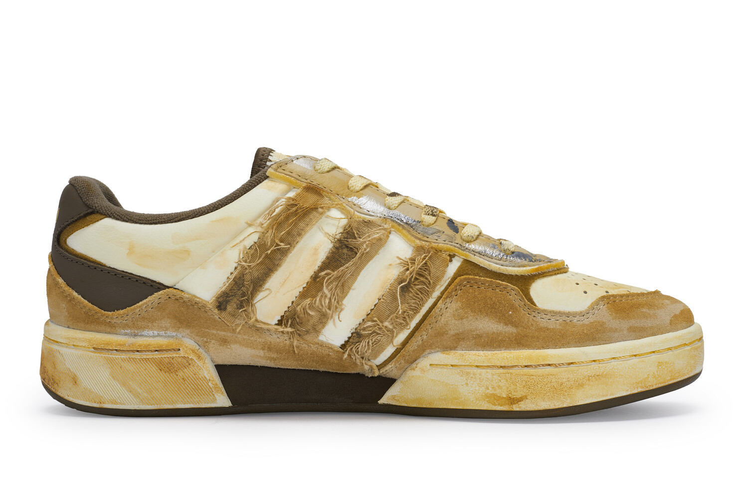 

Кроссовки adidas originals Courtic Skateboarding Shoes Unisex Low-top Yellow-brown-white, белый
