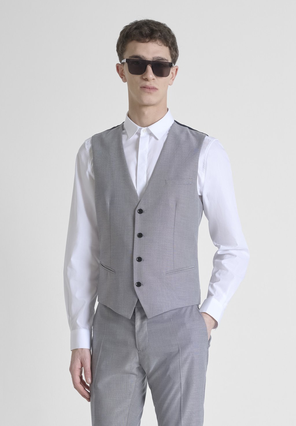 

Жилет SLIM FIT Antony Morato, темно-синий