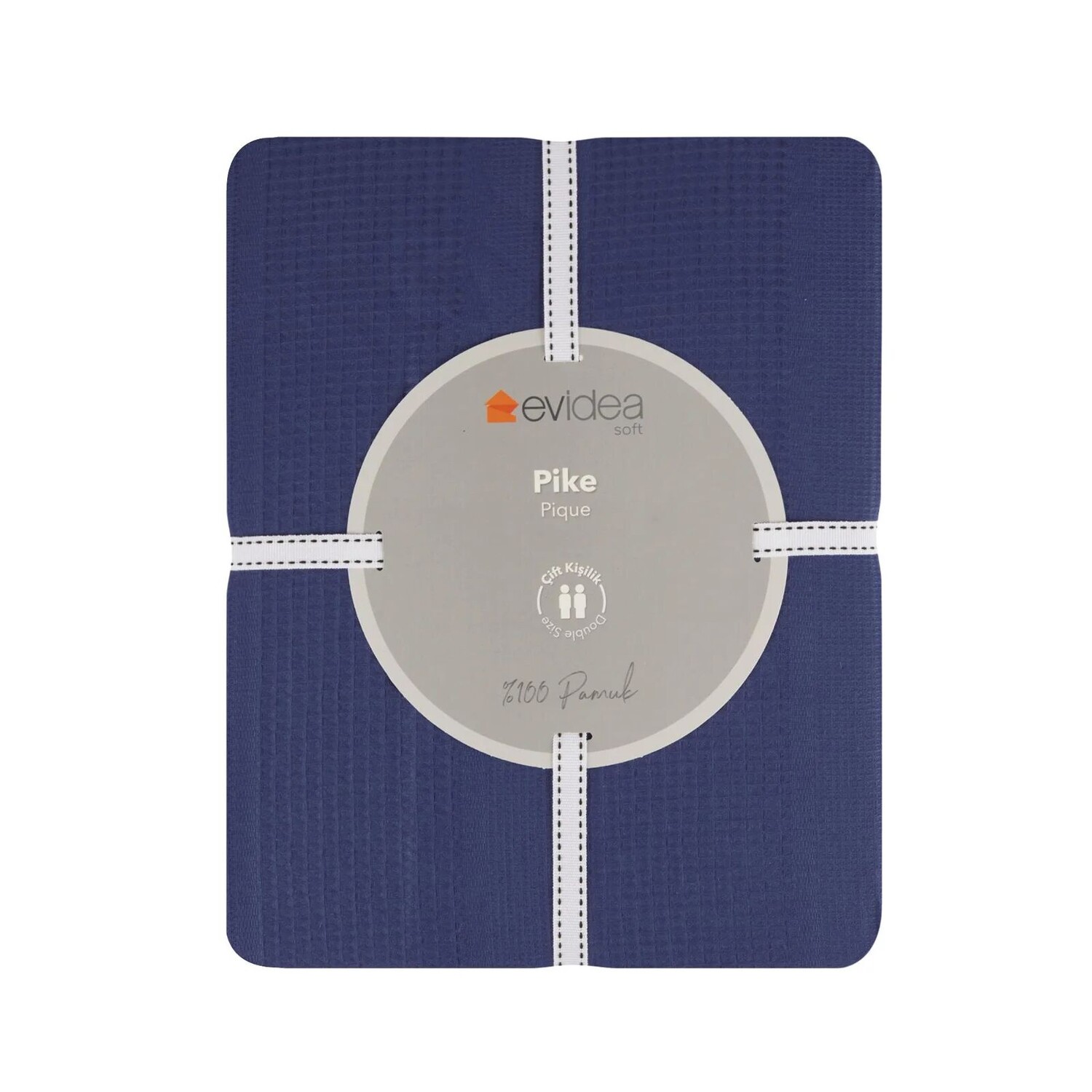 

Evidea Soft Waffle Double Pike - Синий - 200x220 см