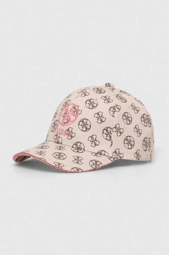 

Бейсболка OLYMPE из хлопка Guess, бежевый
