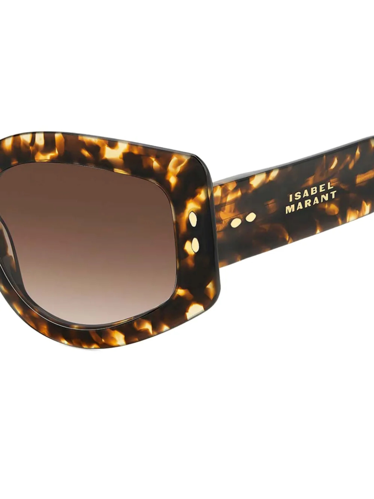 Солнцезащитные очки в большой оправе Isabel Marant Eyewear, коричневый — фото 3
