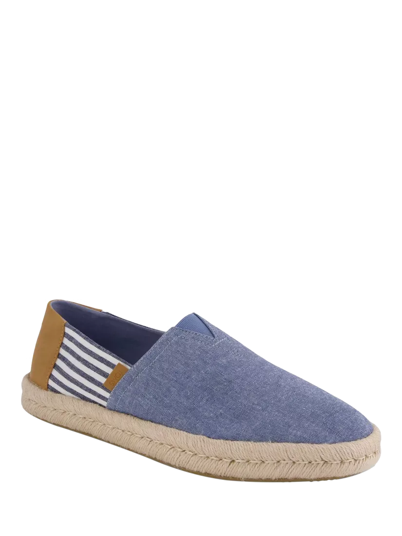 Эспадрильи на платформе Alpargata Rope 20, темно-синие TOMS — фото 2