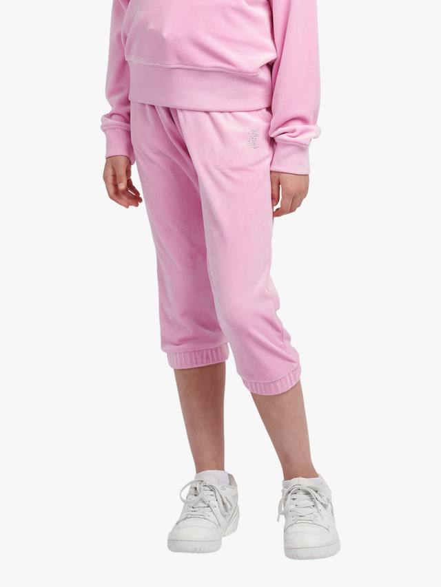 

Детские зауженные джоггеры капри Juicy Couture, Pink