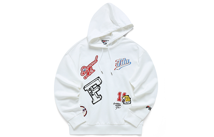 

Футболка бейсбольной серии стандартная белая FILA FUSION
