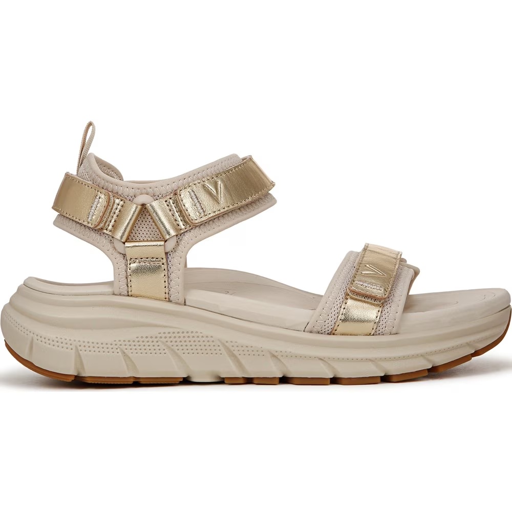 Сандалии Walk Max Wanderer Vionic, gold leather