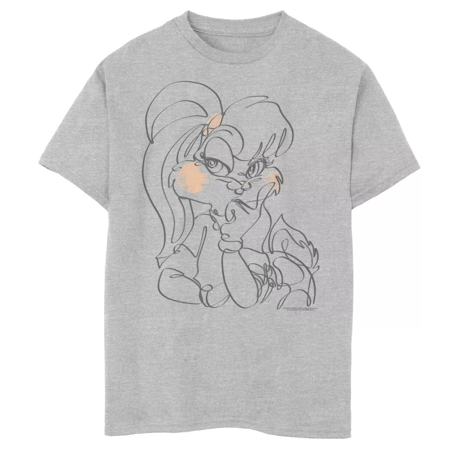

Футболка с портретом и рисунком «Лола Банни» для мальчиков 8–20 лет Looney Tunes Licensed Character