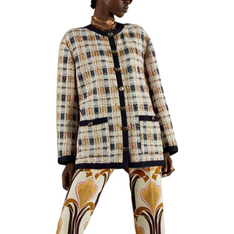 Куртка женская GUCCI Классическая, премиальный дизайн, Khaki — фото 3