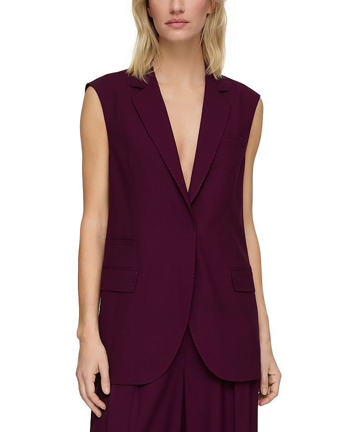 

Неаполитанский жилет Lafayette 148 New York, красный