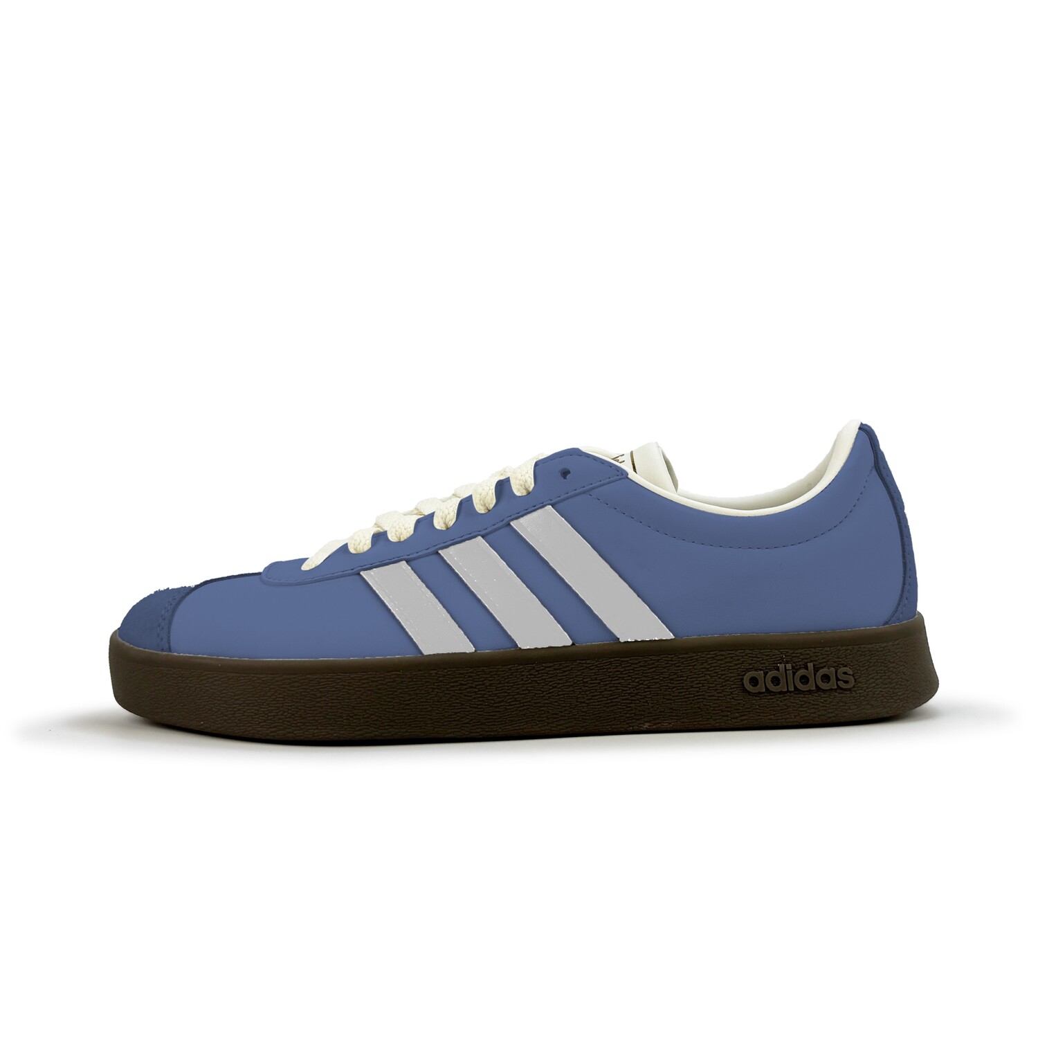 

Кроссовки adidas Vl Court Skateboarding Shoes Unisex Low-top Gray/Blue, серый/синий