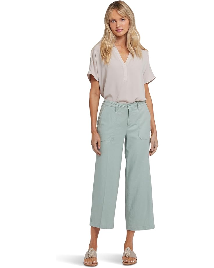 

Брюки NYDJ Wide Leg Cropped Cargo, цвет Tomatillo