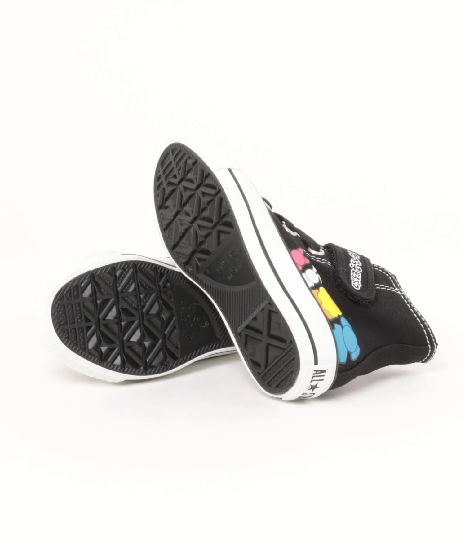 Детские кроссовки Converse All Star V-1 HI «Табеокко Доубуцу» чёрные — фото 3