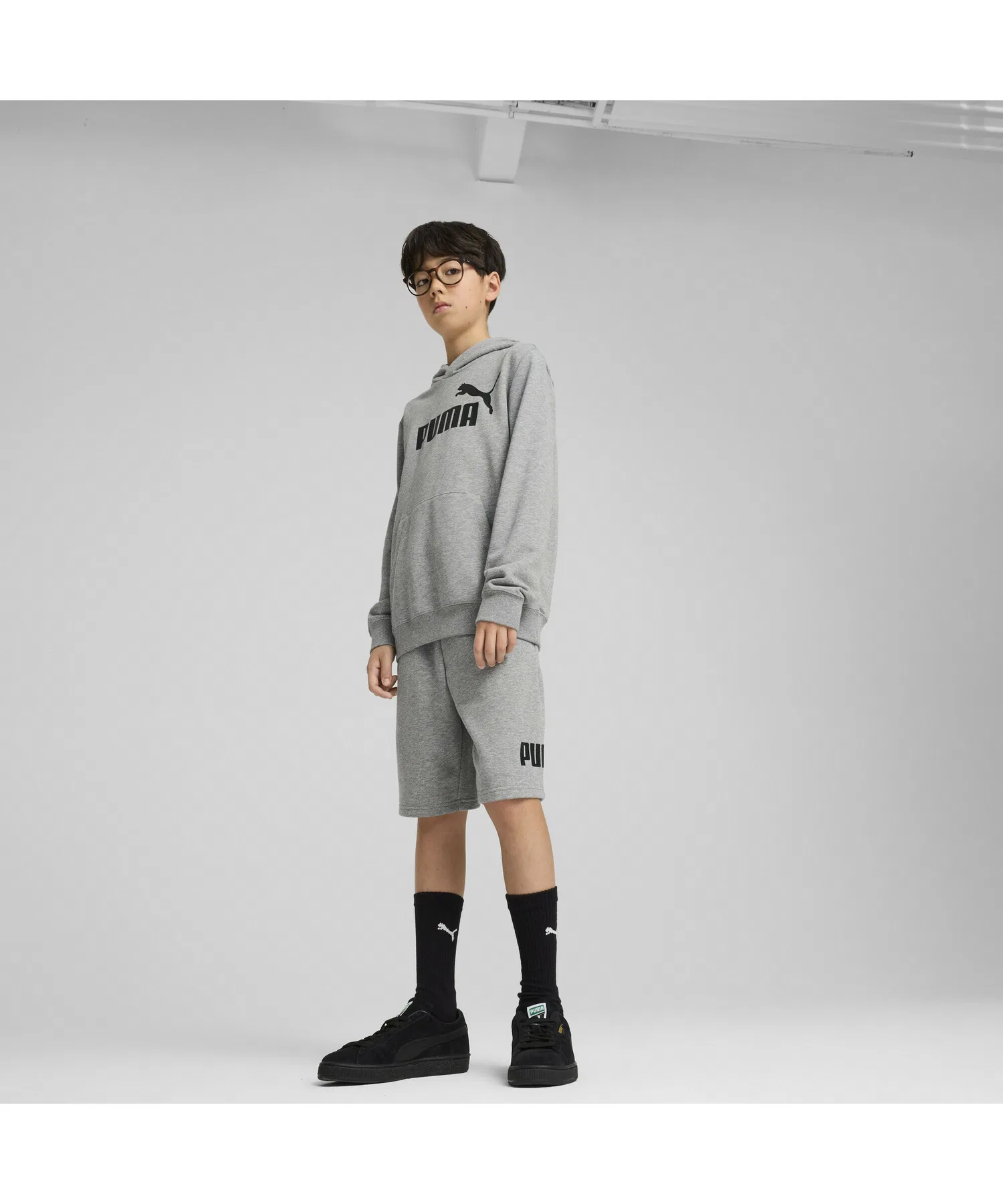 Детские шорты PUMA ESS NO1 Logo Shorts TR B — фото 3
