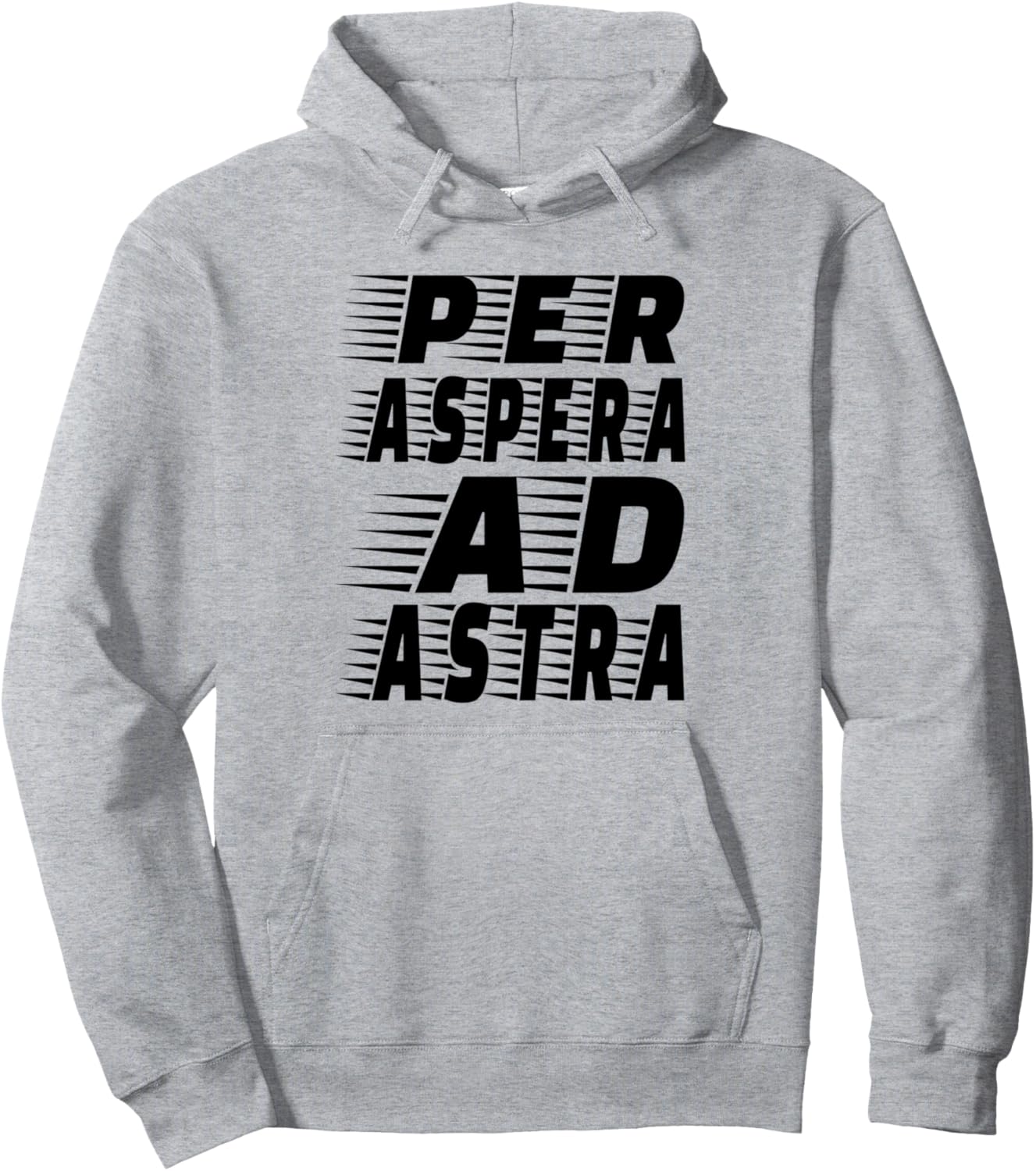 

Худи PER ASPERA AD ASTRA, серый