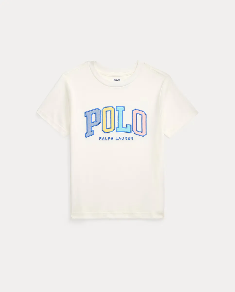 

Футболка из хлопка для мальчиков с логотипом Polo Ralph Lauren, белый