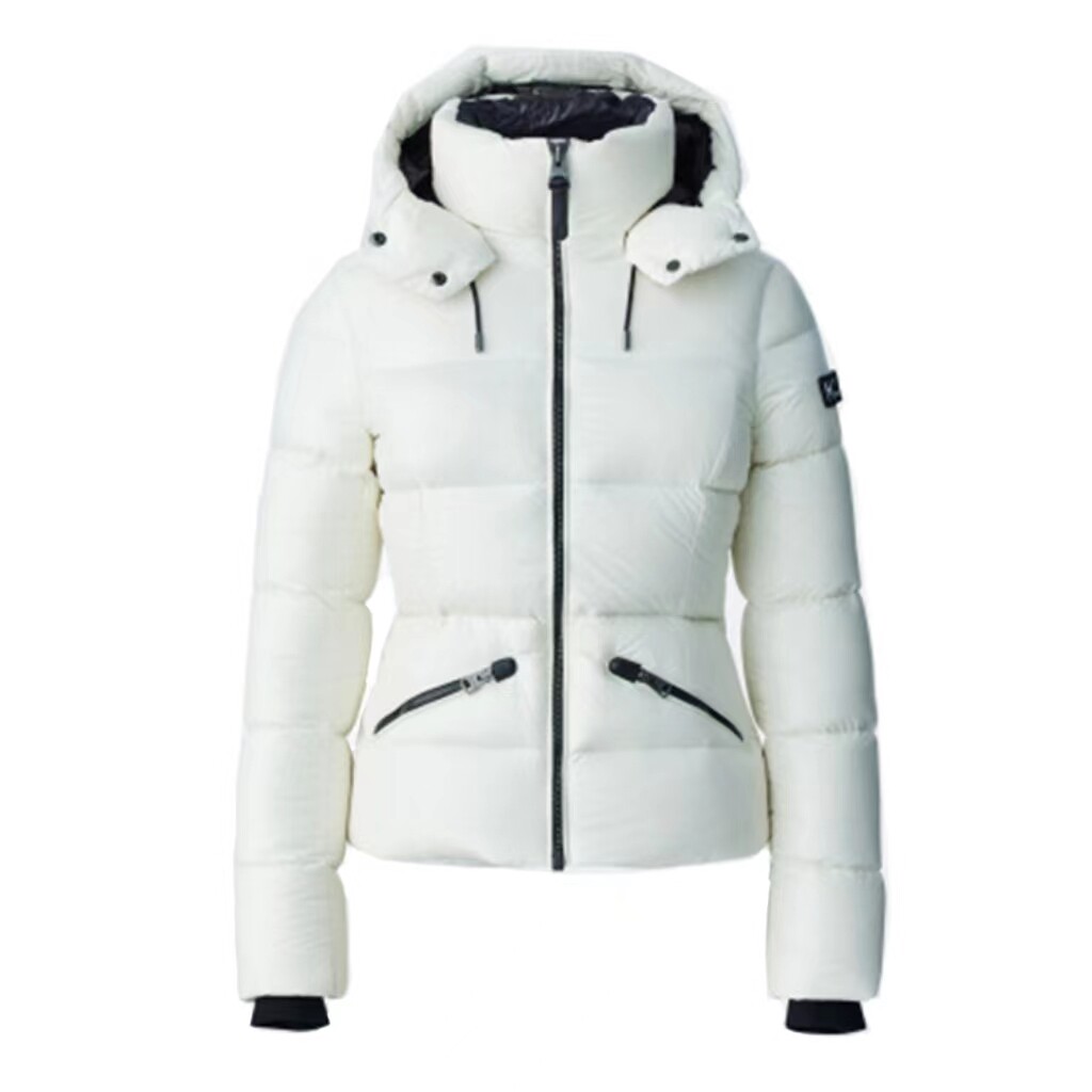 

Пуховик женский кремово-белый Mackage