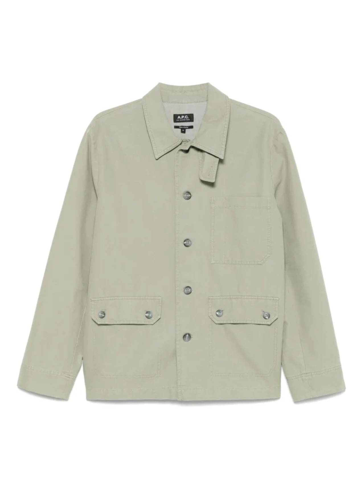 

Хлопковая куртка A.P.C., зеленый