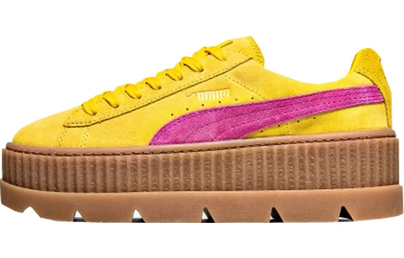 

Кроссовки PUMA Cleated Creeper Rihanna Fenty Suede Lemon Women's