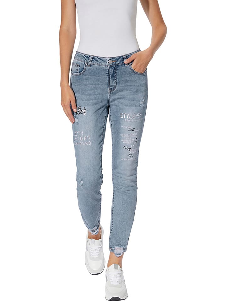 

Джинсы Heine, светло-синий