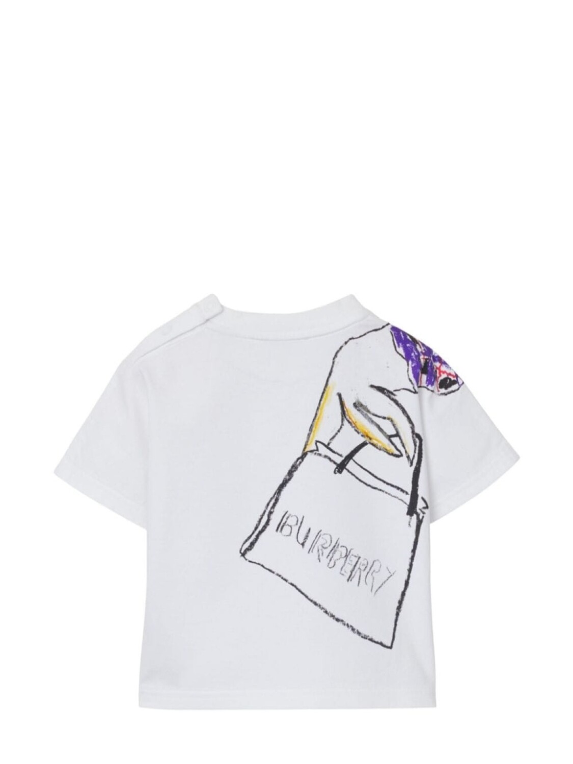

Burberry Kids футболка с принтом, белый
