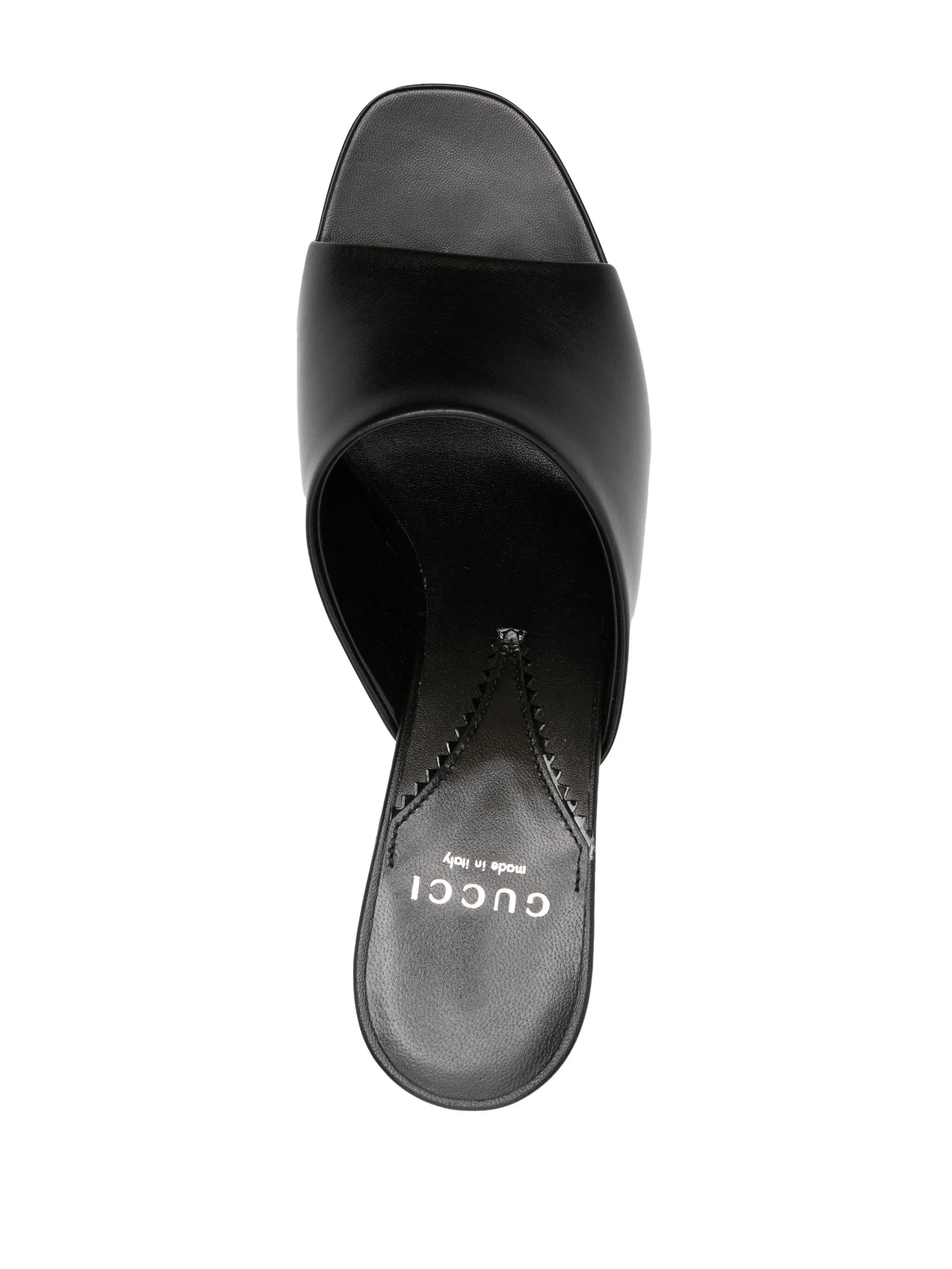Мюли с логотипом Interlocking G Gucci, черный — фото 4