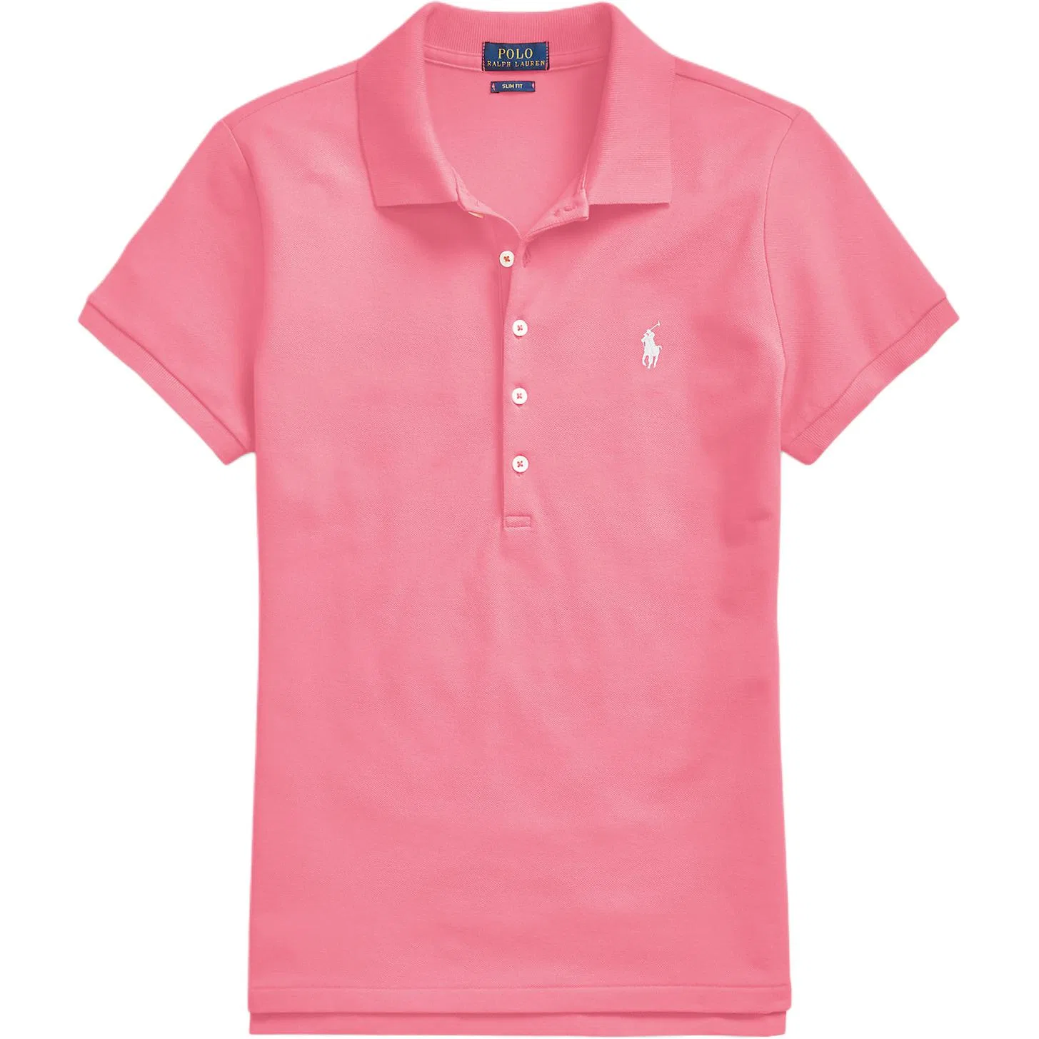 Поло женское Slim Fit Polo Ralph Lauren розовое
