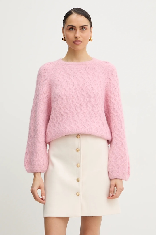

Свитер из шерстяной смеси Morgan, розовый