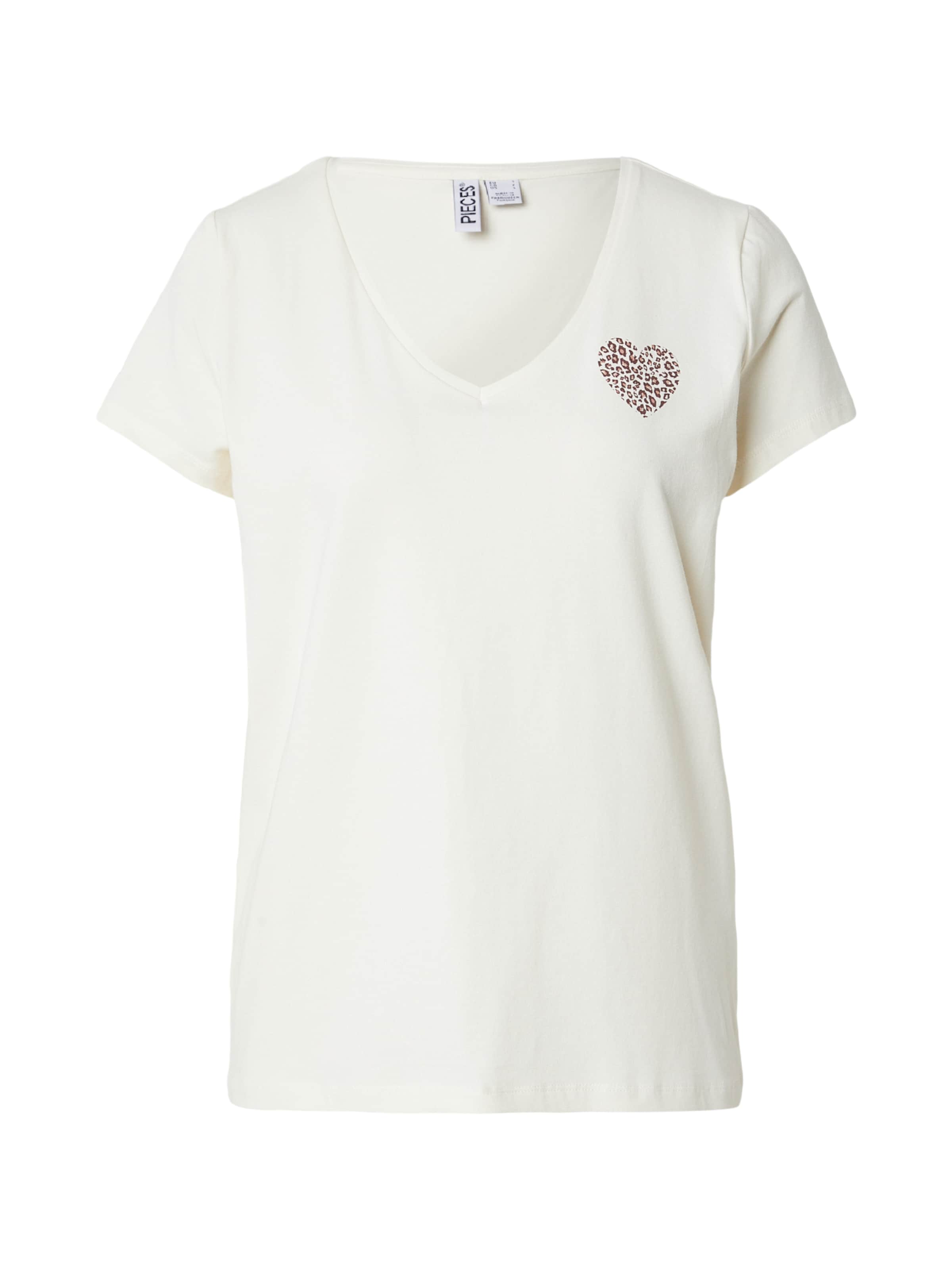 

PIECES Футболка 'PCNEW BILLY' из шерсти, белая