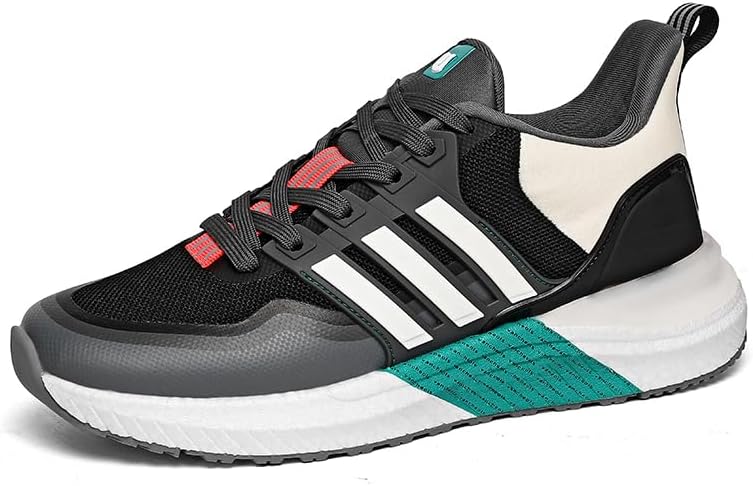 

Мужская обувь для спорта дышащие кроссовки Попкорн для бега, повседневная носка, дышащие и удобные теннисные и прогулочные кроссовки Meixi Mobile, зеленый