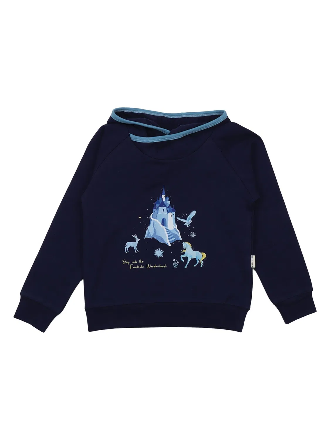 Толстовка Walkiddy Fantastic Wonderland Hoodie темно-синего цвета