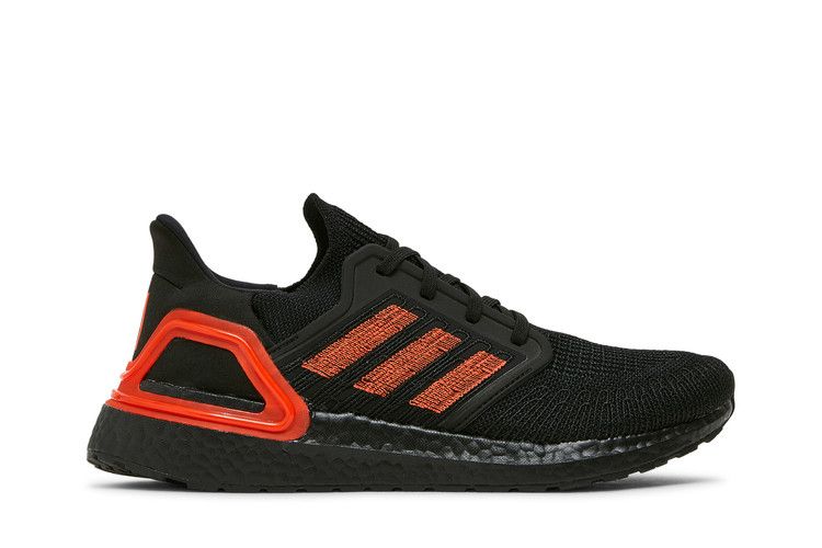 

Кроссовки Adidas UltraBoost 20, Black Solar Red