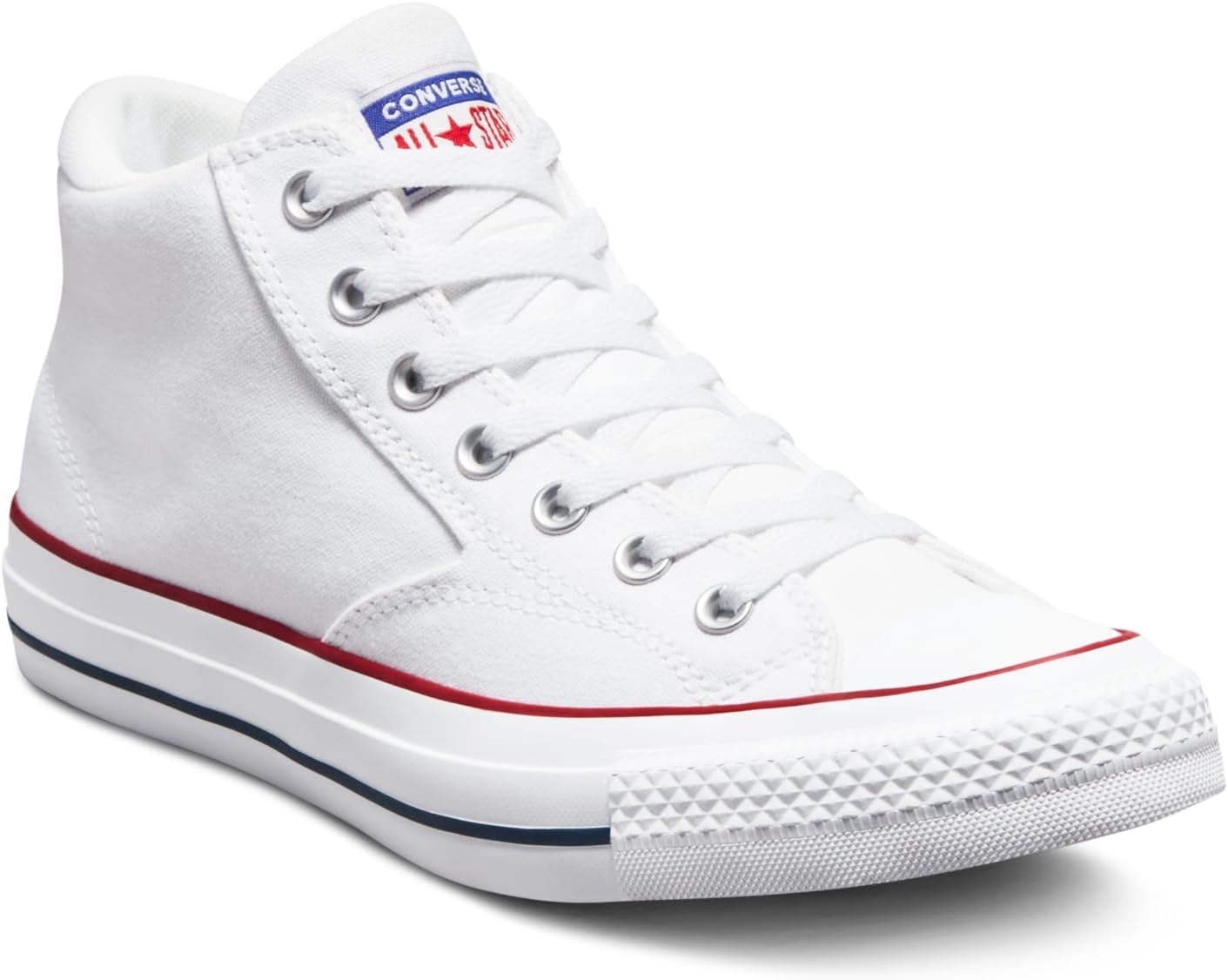 Кроссовки Converse Unisex Adult Chuck Taylor All Star Malden Street Mid Top, белый/красный/синий — фото 3