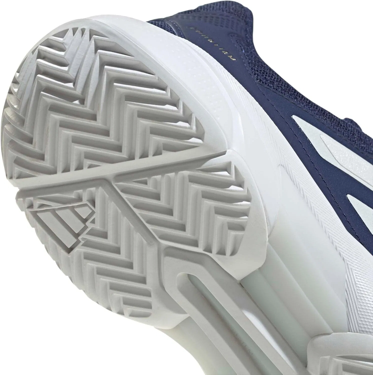 Кроссовки теннисные Adidas, Dark Blue/Zero Metallic/White — фото 2