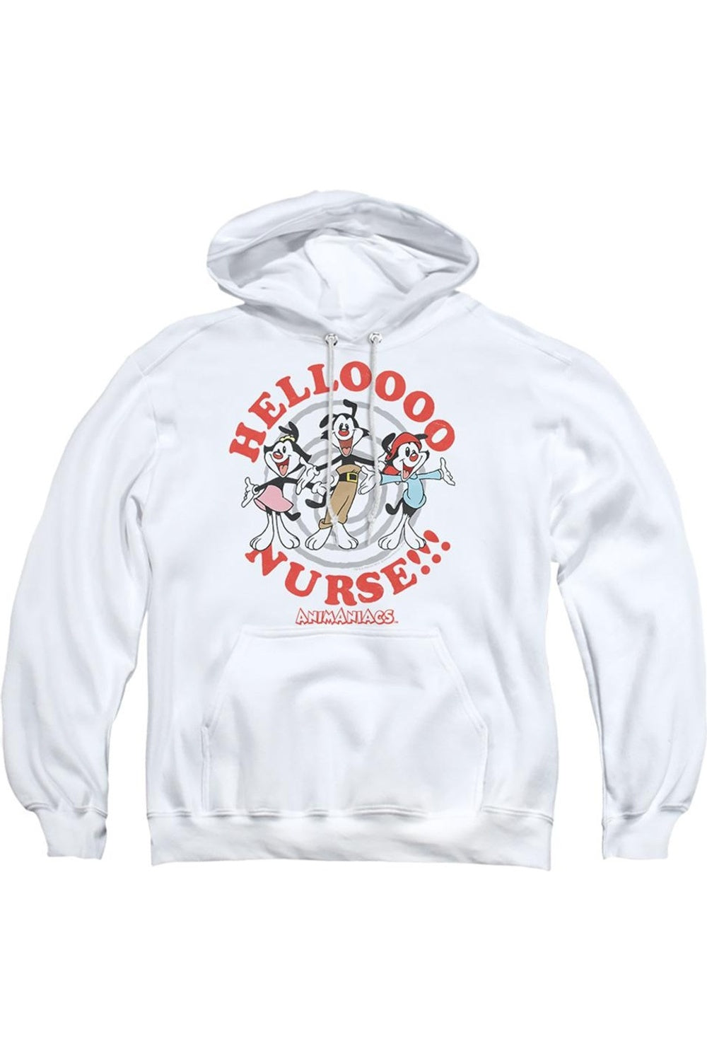 

Animaniacs Hello Nurse для взрослых, толстовка с капюшоном / толстовка с капюшоном Gildan, белый