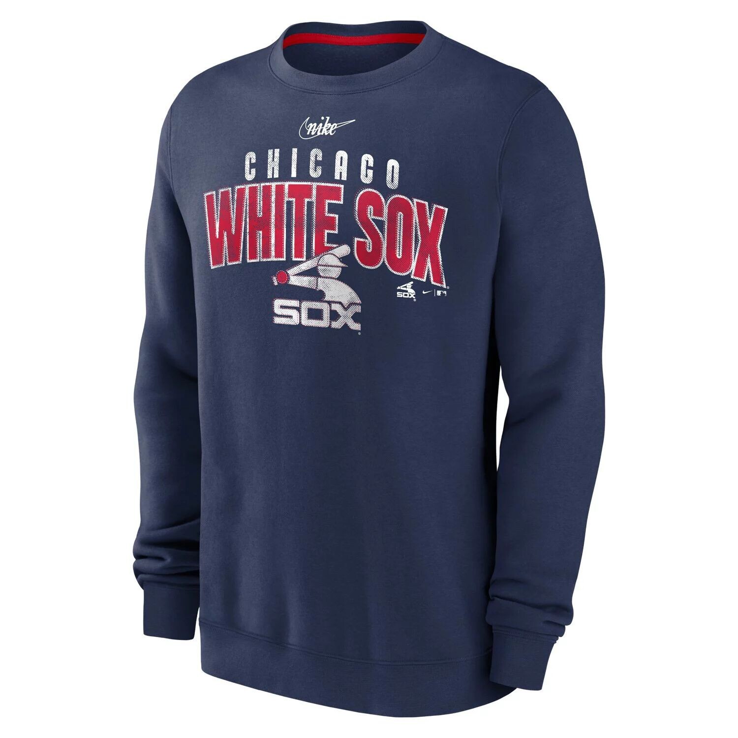 Мужской темно-синий пуловер Chicago White Sox Cooperstown Collection Team Shout Out, толстовка Nike — фото 2