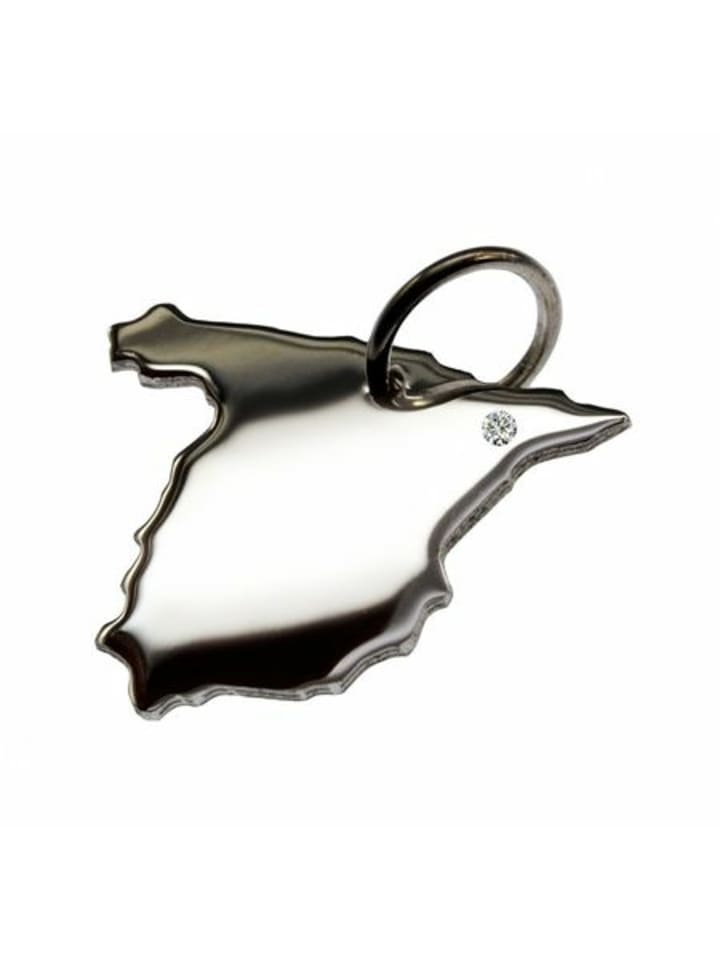 

Schmuckador Испанский кулон с блестящим серебром 925 пробы (0,015 карата) в серебряной оправе