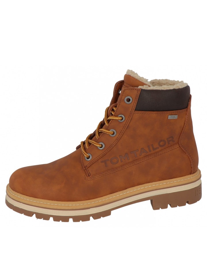 

Сапоги Tom Tailor Schnürstiefel, коричневый