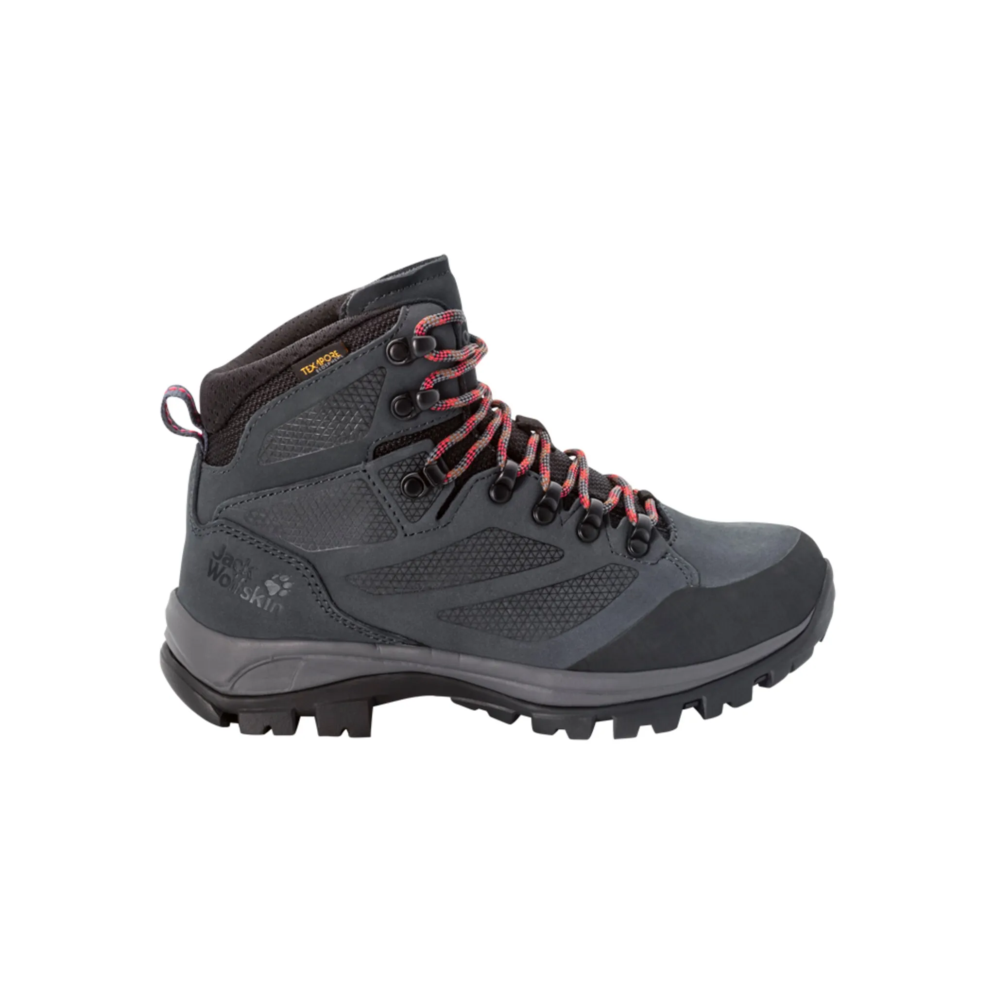 Трекинговые туфли Jack Wolfskin "REBELLION TEXAPORE MID W", серый — фото 2