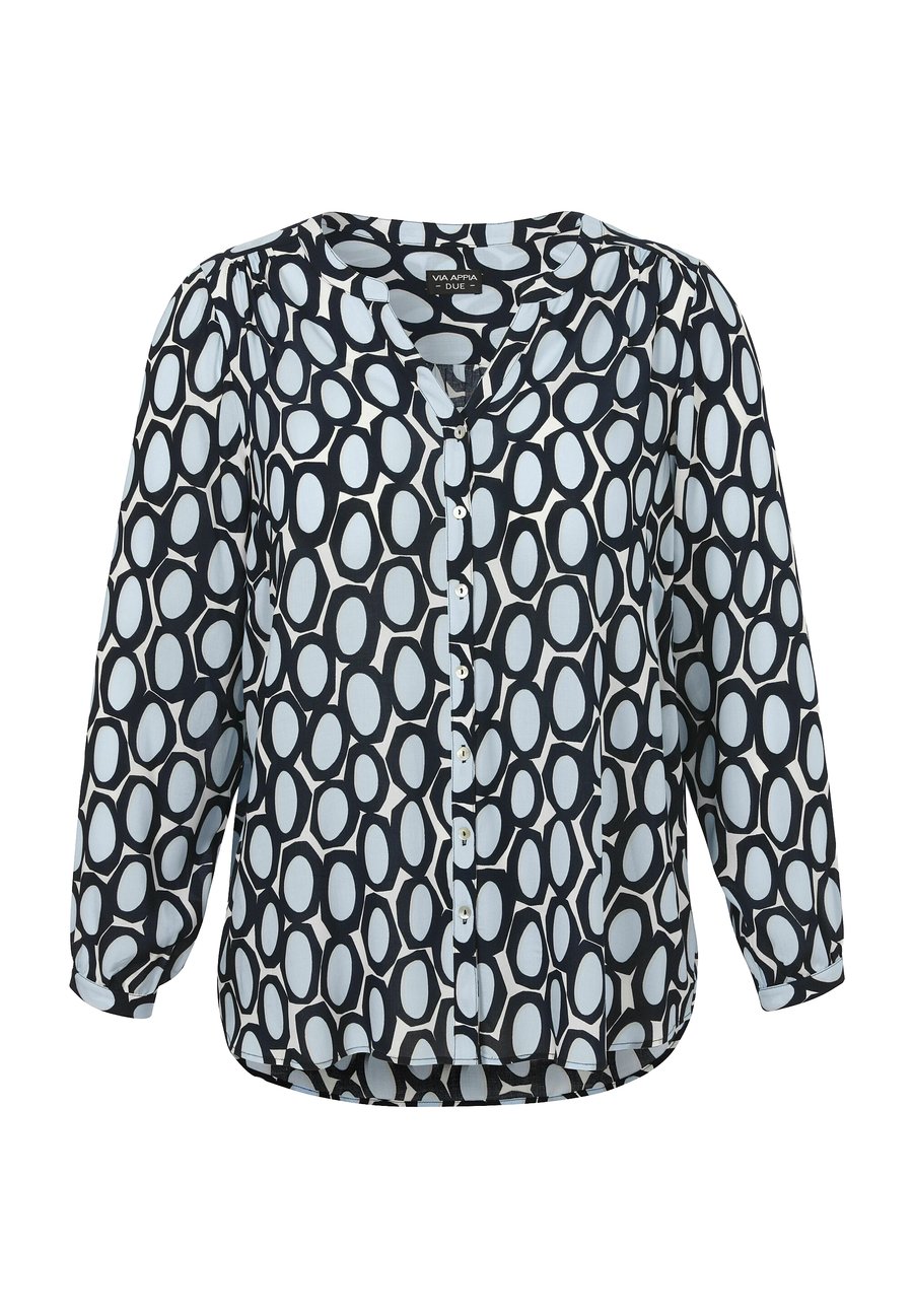 

Блуза Via Appia Due V-AUSSCHNITT DRUCK , Dunkelblau/Dark Blue