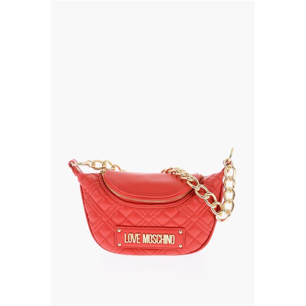 

Сумка LOVE из искусственной кожи с цепочкой и стеганой ручкой Moschino, Red