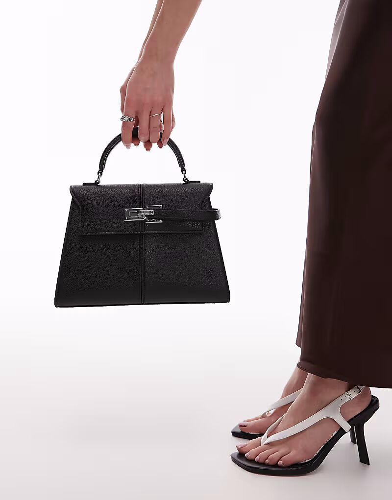 

Большая сумка JW PEI Elise с верхней ручкой черного цвета