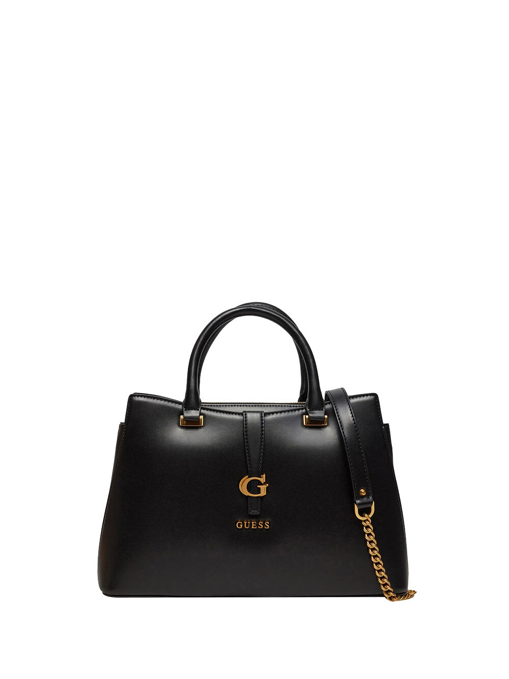 

Черная женская сумка через плечо Guess