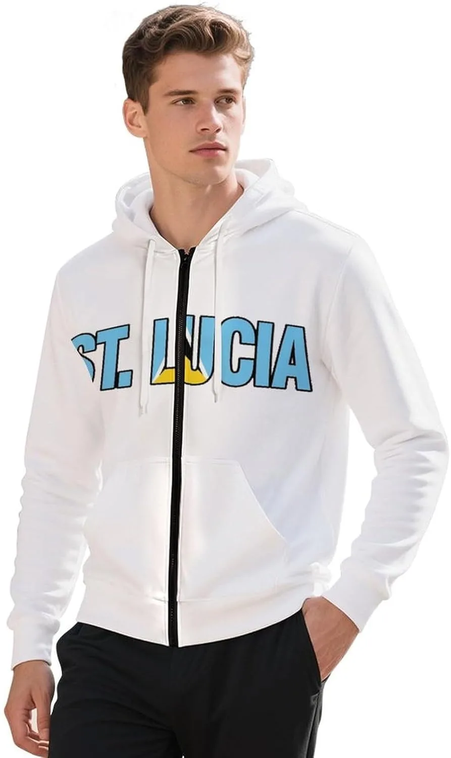 

Толстовка с капюшоном Zakqeik Progress Pride Flag, мужская, на молнии