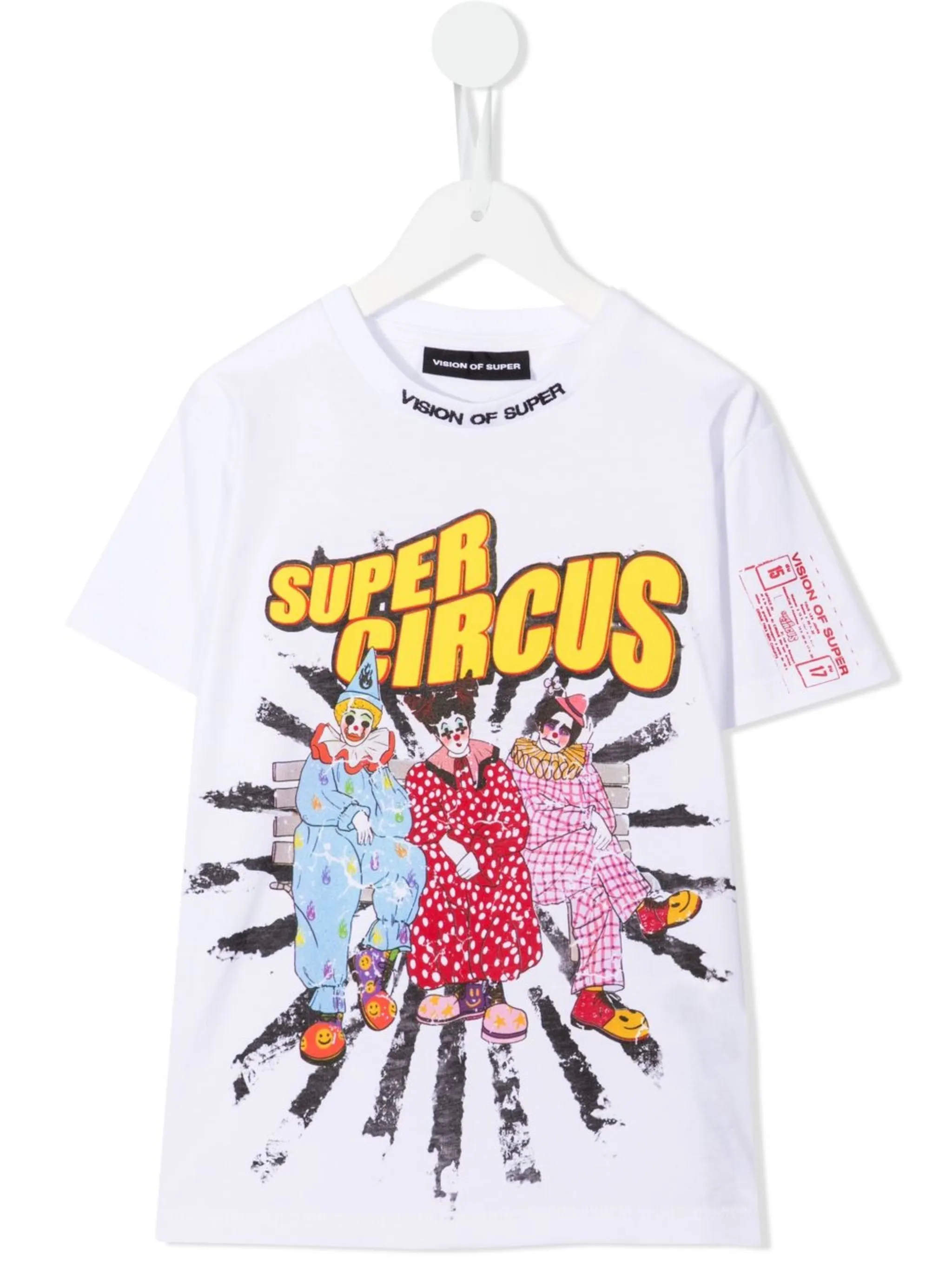 

Футболка Super Circus с графичным принтом Vision Of Super Kids, белый