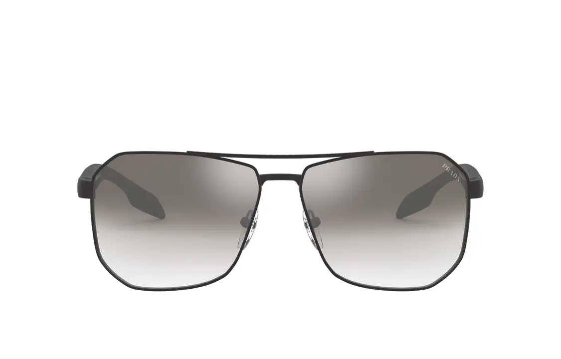 

Солнцезащитные очки Prada Linea Rossa 62 мужские, черный / красный