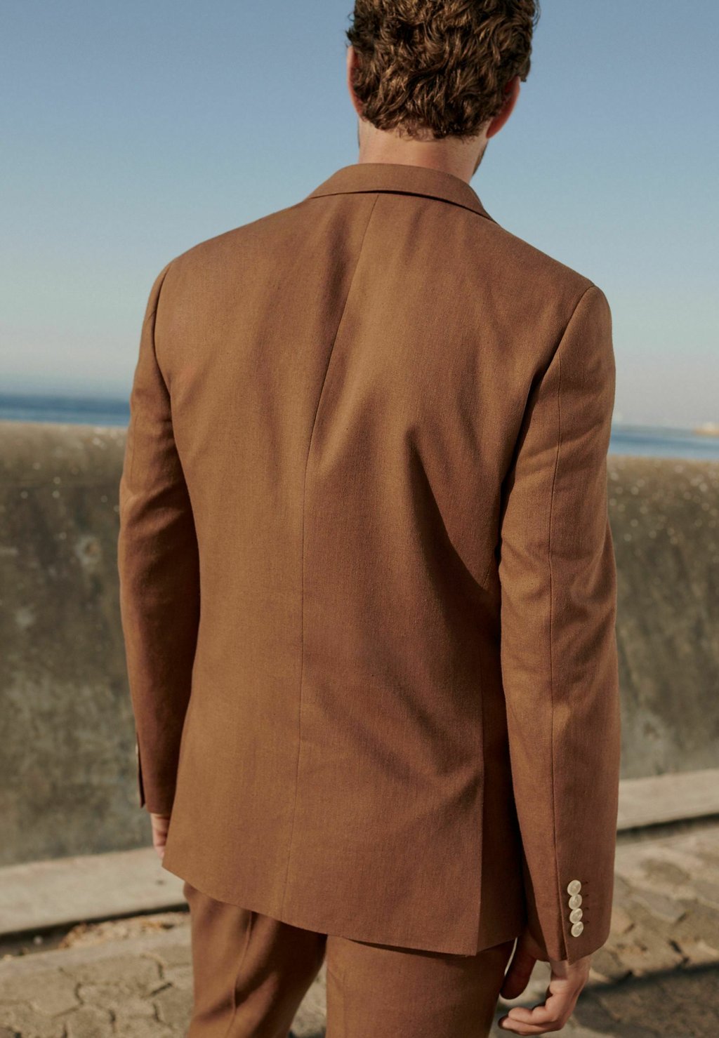 

Пиджак TAILORED FIT REGULAR FIT Next, коричневый