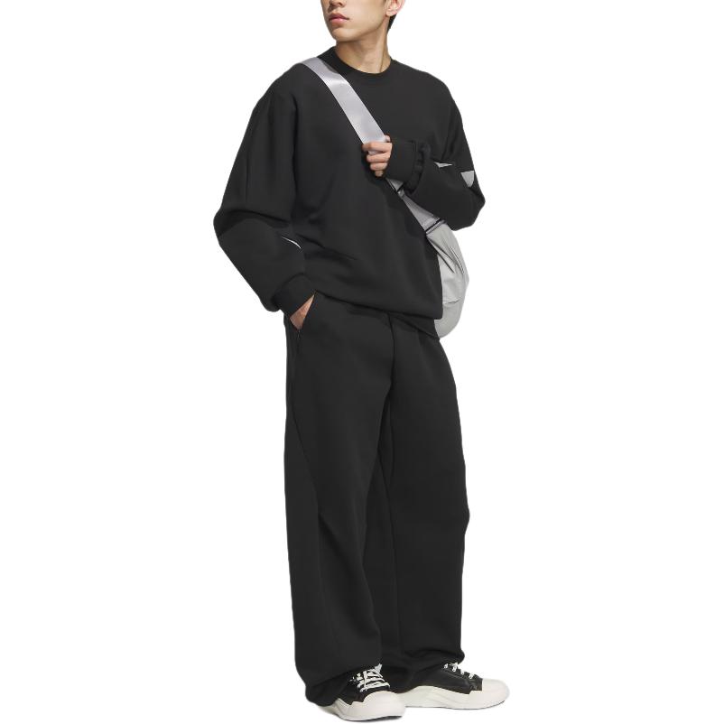 Брюки спортивные FOS SS25 KNIT TRACKSUIT BOTTOMS мужские Adidas, черный — фото 3