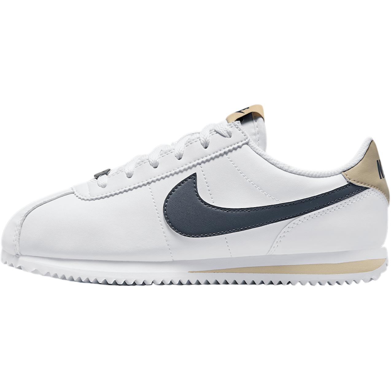 

Детские кроссовки Cortez с износостойкими амортизаторами Nike, белый