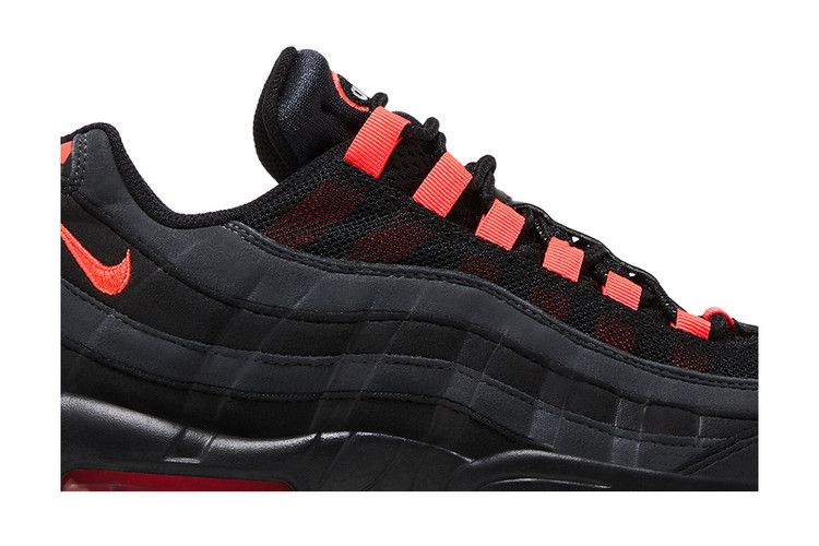 Кроссовки Nike Air Max 95 'Black Laser Crimson', черный — фото 3
