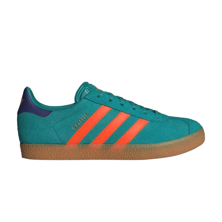 

Кроссовки adidas Gazelle J 'Pure Teal Impact Orange', бирюзовый