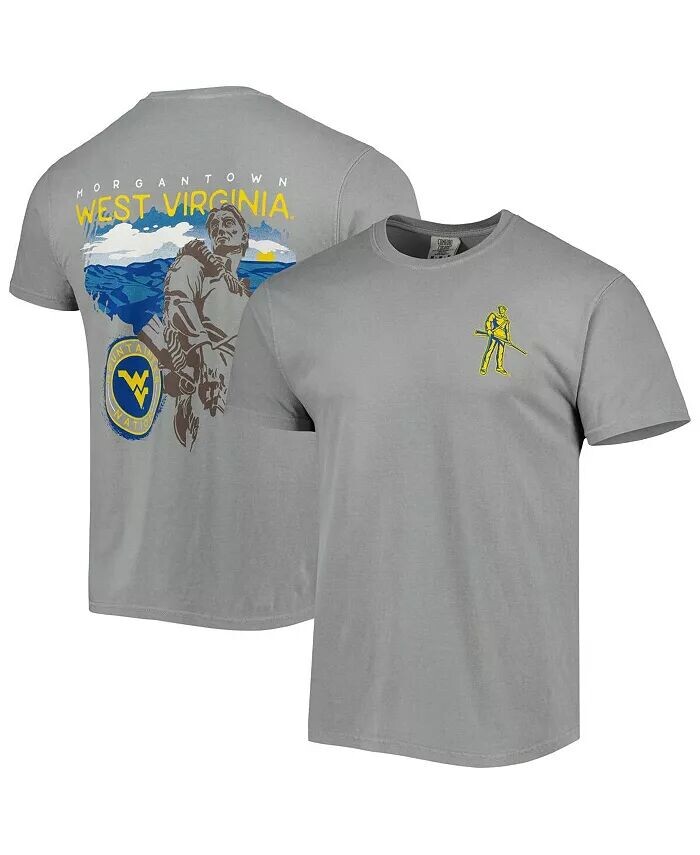 

Мужская серая футболка West Virginia Mountaineers Hyperlocal Image One, серый